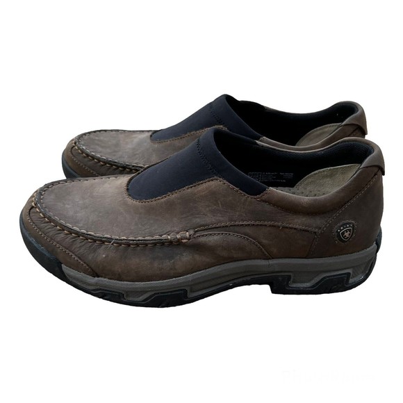 Ariat Other - Ariat Endurance Mens Slip On Brown Boots Leather Upper Shoes sz 11.5 D 10012734